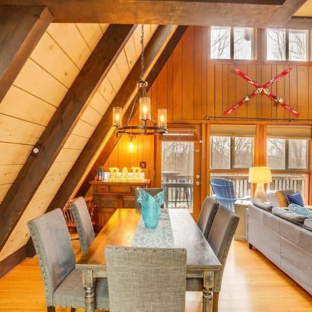 A-Frame Cabin With Hot Tub 1 Mi To Beech Mountain! Exterior foto