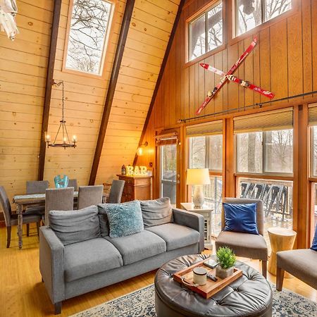 A-Frame Cabin With Hot Tub 1 Mi To Beech Mountain! Exterior foto
