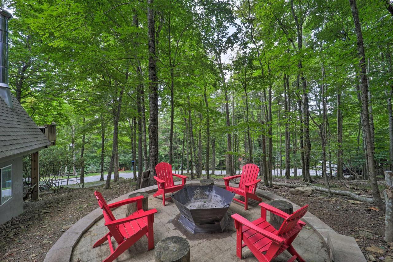 A-Frame Cabin With Hot Tub 1 Mi To Beech Mountain! Exterior foto