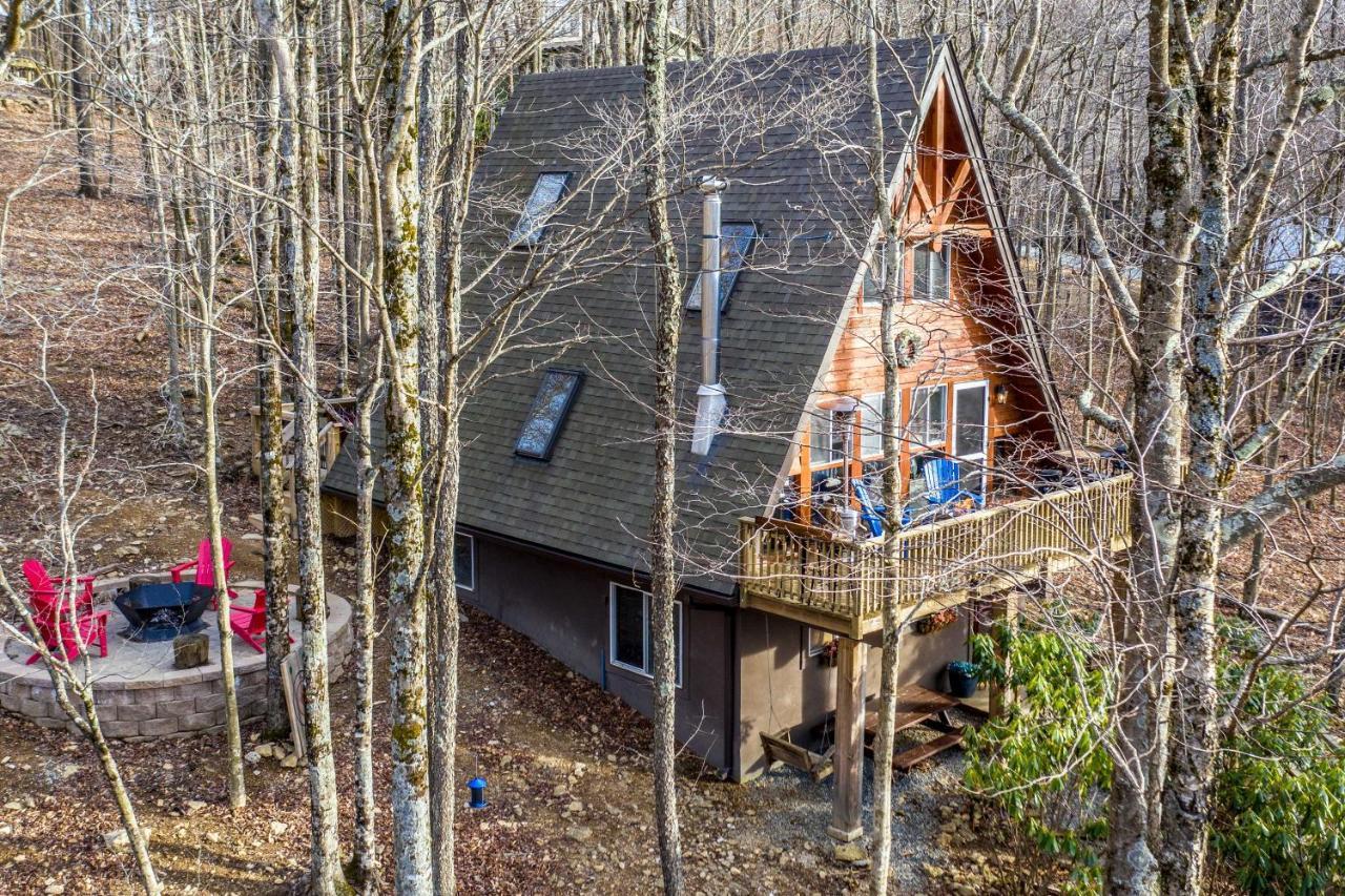 A-Frame Cabin With Hot Tub 1 Mi To Beech Mountain! Exterior foto