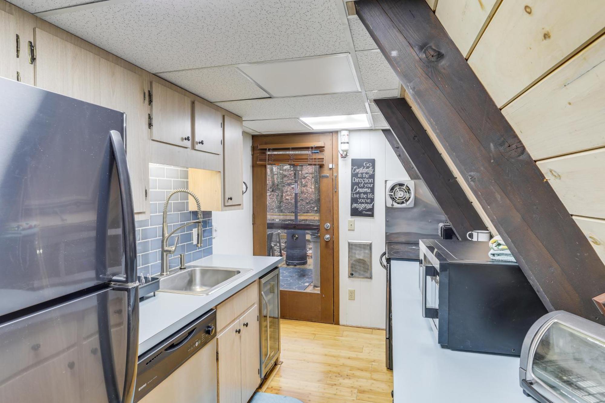 A-Frame Cabin With Hot Tub 1 Mi To Beech Mountain! Exterior foto