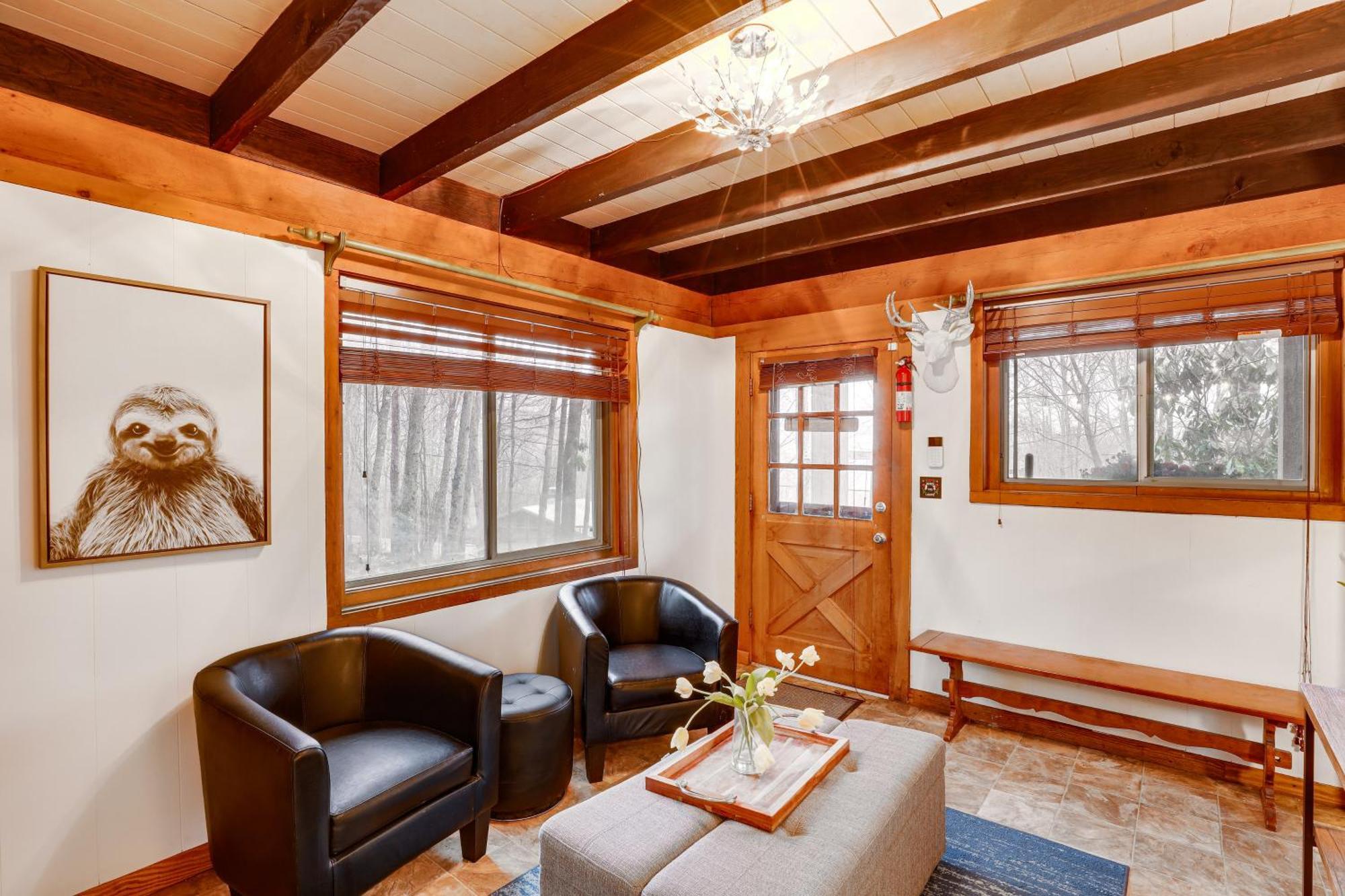 A-Frame Cabin With Hot Tub 1 Mi To Beech Mountain! Exterior foto